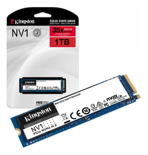 Disco Solido Ssd Kingston 1000gb - 1tb Nvme Pcie M2 2280 Nv1