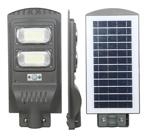 Lámpara Solar 60w Luminaria Suburbana Alumbrado Con Brazo