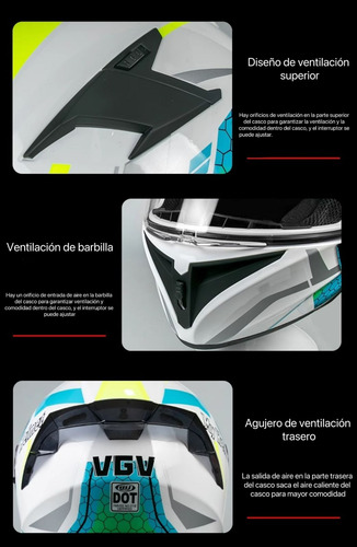 Casco Integral Vgv Integrl 81-leon Certificado Dot
