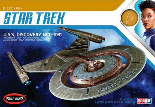 Polar Lights 961 Star Trek U.s.s. Discovery Ncc-1031 1:2500