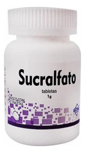 Sucralfato 1g 40 Tabletas 1g Frasco Con 40 Tabletas