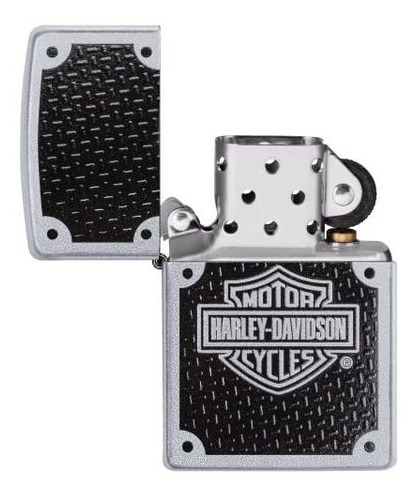 Imagen 3 de 6 de Zippo Harley Davidson Carbon Fibre 1220084