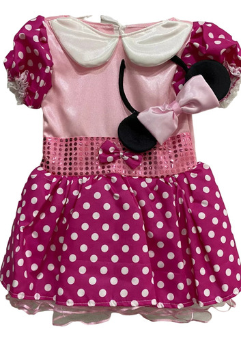 Disfraz Infantil Minnie Vestido Mundo De Cuentos