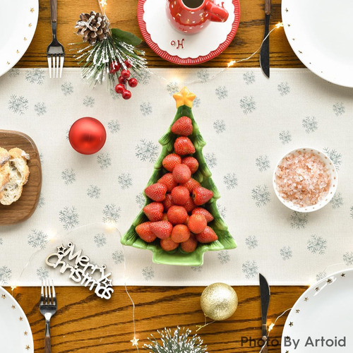 Artoid Mode Pine Tree Snowflake Merry Christmas Tab...