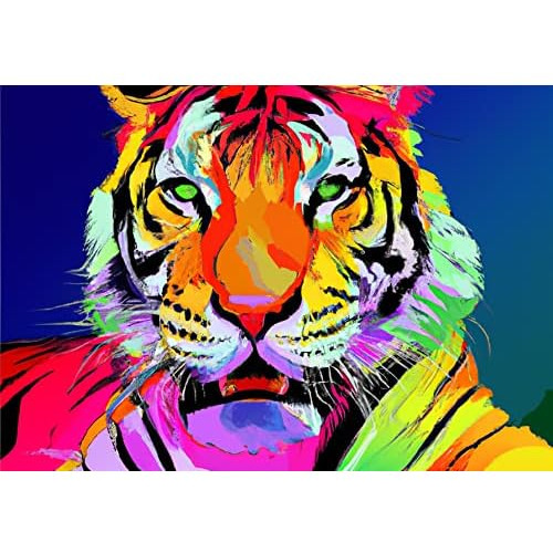 5d Diamond Painting Tiger Animal Full Drill By Number K...