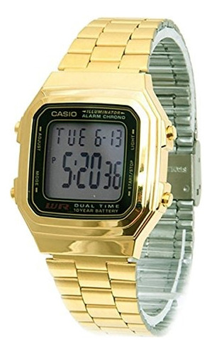 Reloj Casio A178wg-1 Vintage Dorado Somos Tienda 