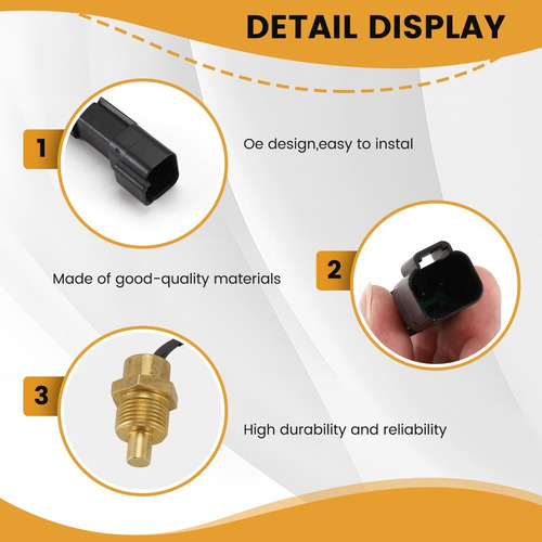 W Sensor De Temperatura 125-4812 1254812 Para Excavadora