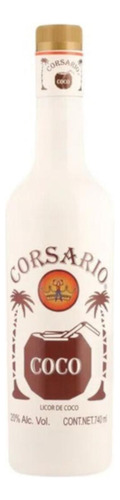 Pack De 6 Licor Corsario Coco 740 Ml