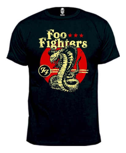 Remera Foo Fighters Cobra 100% Algodón Premium Peinado