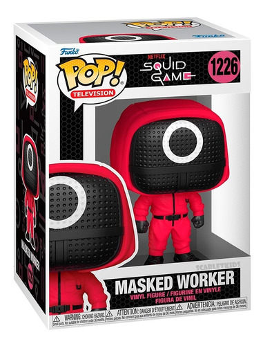 Funko Pop Squid Game 1226 Masked Worker Juego Del Calamar