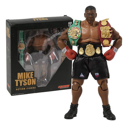 Campeón De Boxeo Mike Tyson Figura De Acción