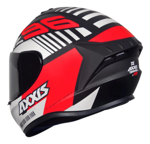 Capacete Axxis Draken Z96 Preto Fosco 