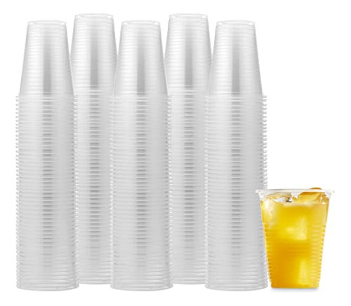 Munfix 500 Pack 7 Oz Vasos De Plástico Transparente, Vasos D