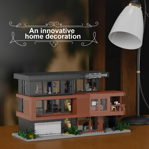 Juego De Construcción De Casa Cullen Compatible Con Bloques