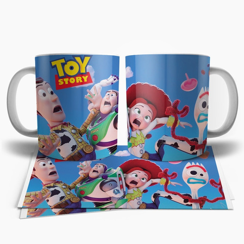 Toy Story Forky Woody Jessie Taza Tu Propio Estilo