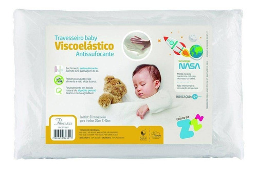 Travesseiro Para Bebê  Viscoelástico Antissufocante Full