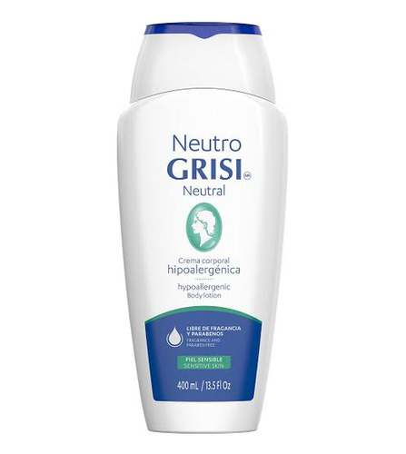 Crema Corporal Líquida Grisi Neutro 400ml