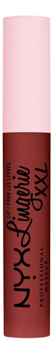 Labial Matte Lip Lingerie Xxl Nyx Acabado Mate Color STRAPS OFF