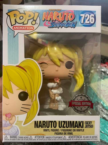 Funko Pop! Naruto Shippuden: Naruto Uzumaki (sexy Jutsu)#726