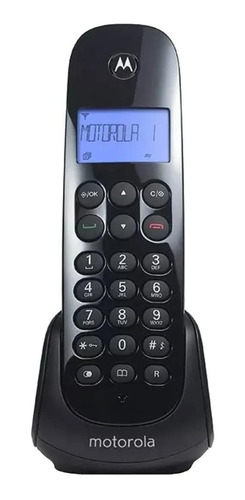 Imagen 1 de 8 de Teléfono Motorola  M700CA inalámbrico - color negro