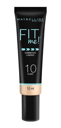 Corretivo Líquido Fit Me! 10 Claro  Maybelline