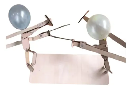 Juego De Batalla De Globos De Bambú Para 2 Jugadores, Marionetas De Esgrima De Madera Con Espada Y Escudo, Divertido Y Educativo