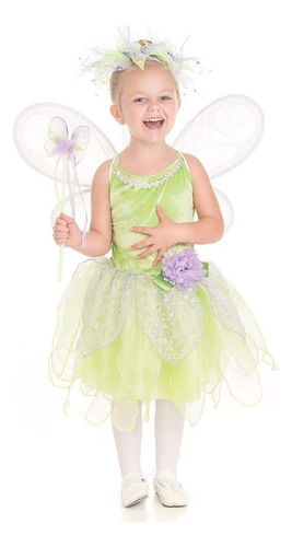Disfraz De Hada Tinkerbell De Little Adventures (edad Grande