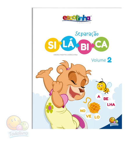 Livro Infantil Separação Silábica Vol2 | Brochura - 20 Páginas Todolivro