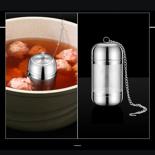 M 2 Coladores De Té De Acero Inoxidable For Tetera Con Tapa