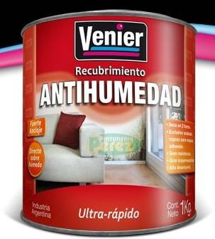 Antihumedad Venier 1 Kg. Impermeable Directo Sobre Humedo