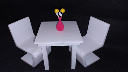 Juego De Muebles Para Muñecas Tipo Barbies De 15cm