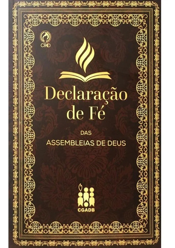 Livro Declaração De Fé Das Assembleias De Deus / Brochura 