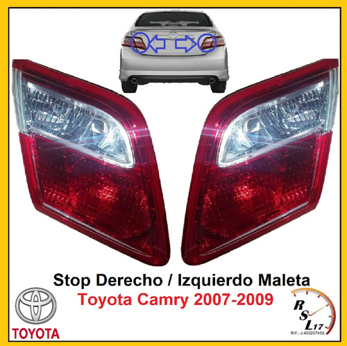 Stop Derecho  Maleta Toyota Camry 2007-2009 Derecho 