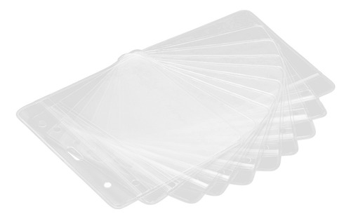 10 Tarjetas Protectoras De Tarjetas Con Funda Transparente