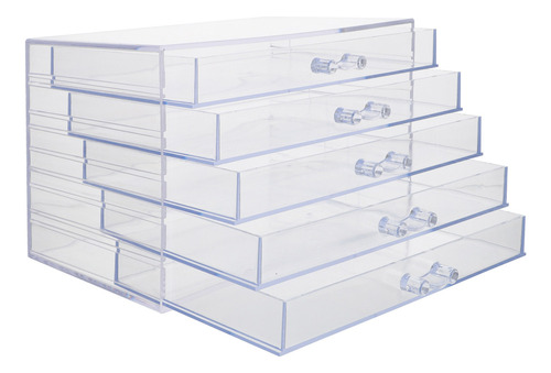 Caja De Almacenamiento De Uñas Transparente Para Manicura