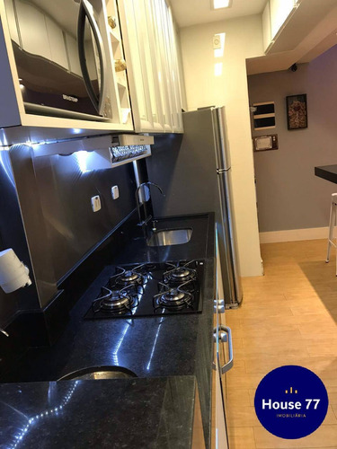 Imagem 10 de 15 de Apartamento A Venda Em Moema Com 1 Dormitório Mobiliado - 62030481 - 62030481