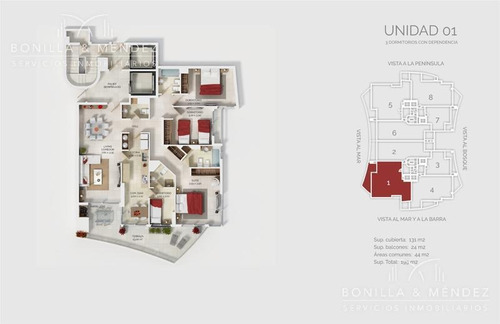 Look Brava, 1 Dormitorio En Suite, Toilette, Parrillero Propio