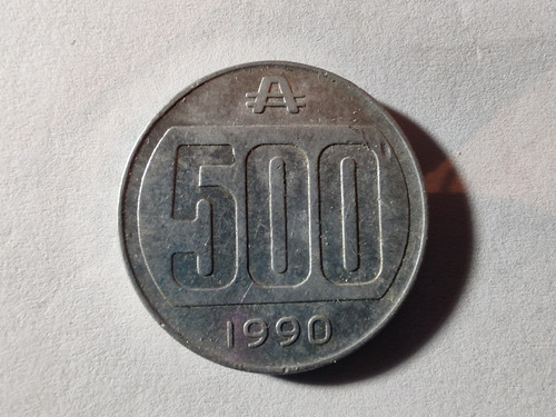 Moneda Argentina 500 Australes 1990(x1003