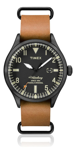 Timex Tw2preloj Waterbury Para Hombre Con Correa De Piel Col