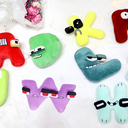 Juguetes De Peluche Para Niños Letter Pillow