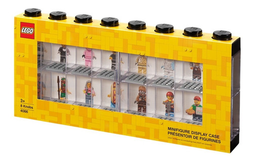 Lego Vitrina Exhibidor Para 16 Minifiguras Figuras Negro