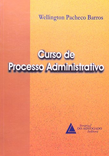Libro Curso De Processo Administrativo De Barros Pacheco Liv