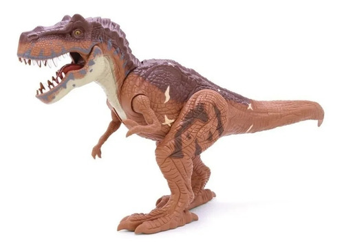 Dinosaurio T-rex Jurasico  Gigante 51 Cm Con Luz Sonido 