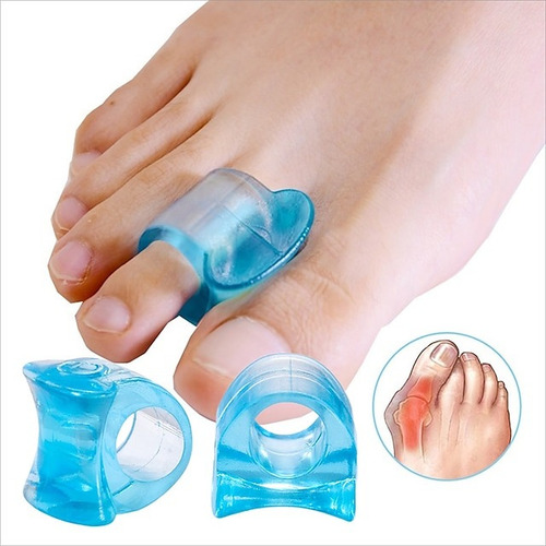 Par Separador De Dedo De Silicona Corrector De Pulgar Hallux