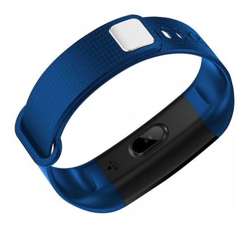 Imagen 8 de 12 de Smartwatch Reloj Targa Smartband 4 Control Pasos Android Ios Color De La Malla Azul