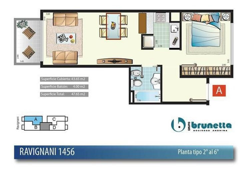 Imagen 22 de 30 de Departamento De 2 Ambientes En Nuevo Emprendimiento Terminado - Palermo Hollywood