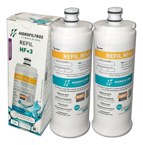 Kit 2 Refil Filtro Purificador Ibbl Compatível C+3 Fr600