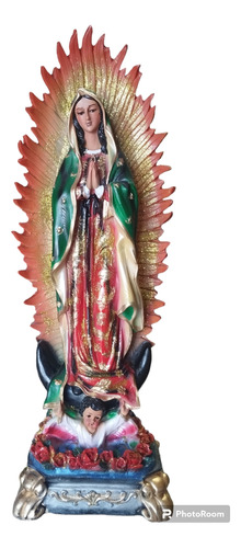 Virgen De Guadalupe Resina Bulto