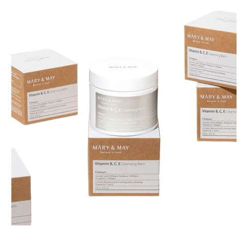 Mary&may Vitamin B, C, E Cleansing Balm 120g Balsamo Facial