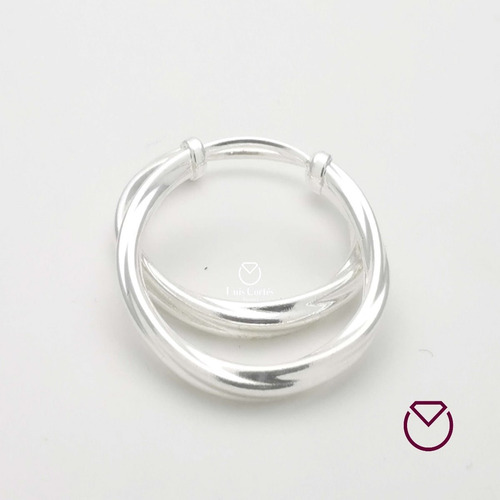 Candongas Pequeñas, Aretes Clásicos En Plata Ley 9.25